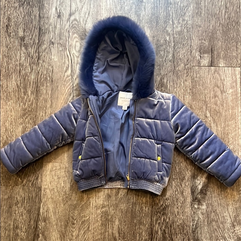 Janie and Jack toddler girls Jacket with Hood